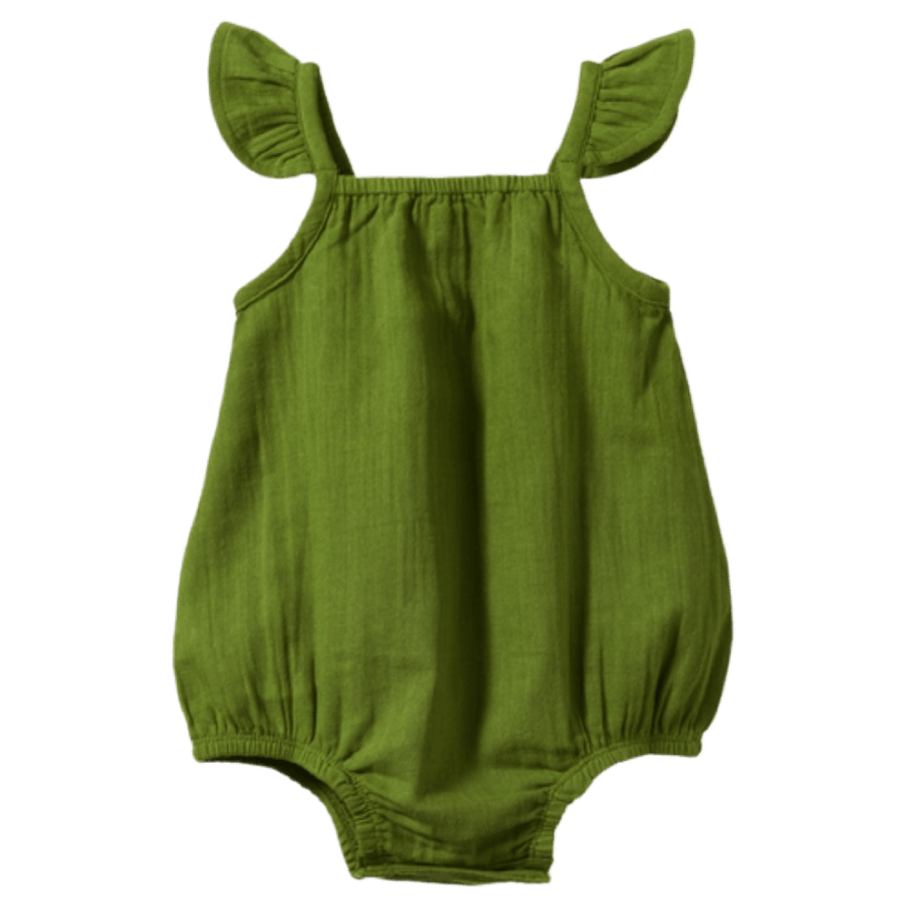Nature Baby 0-3 Months to 1 Yr Petal Suit - Leaf Crinkle