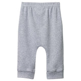 Nature Baby 0-3 Months to 2 Yrs Cotton Drawstring Pants - Grey Marle
