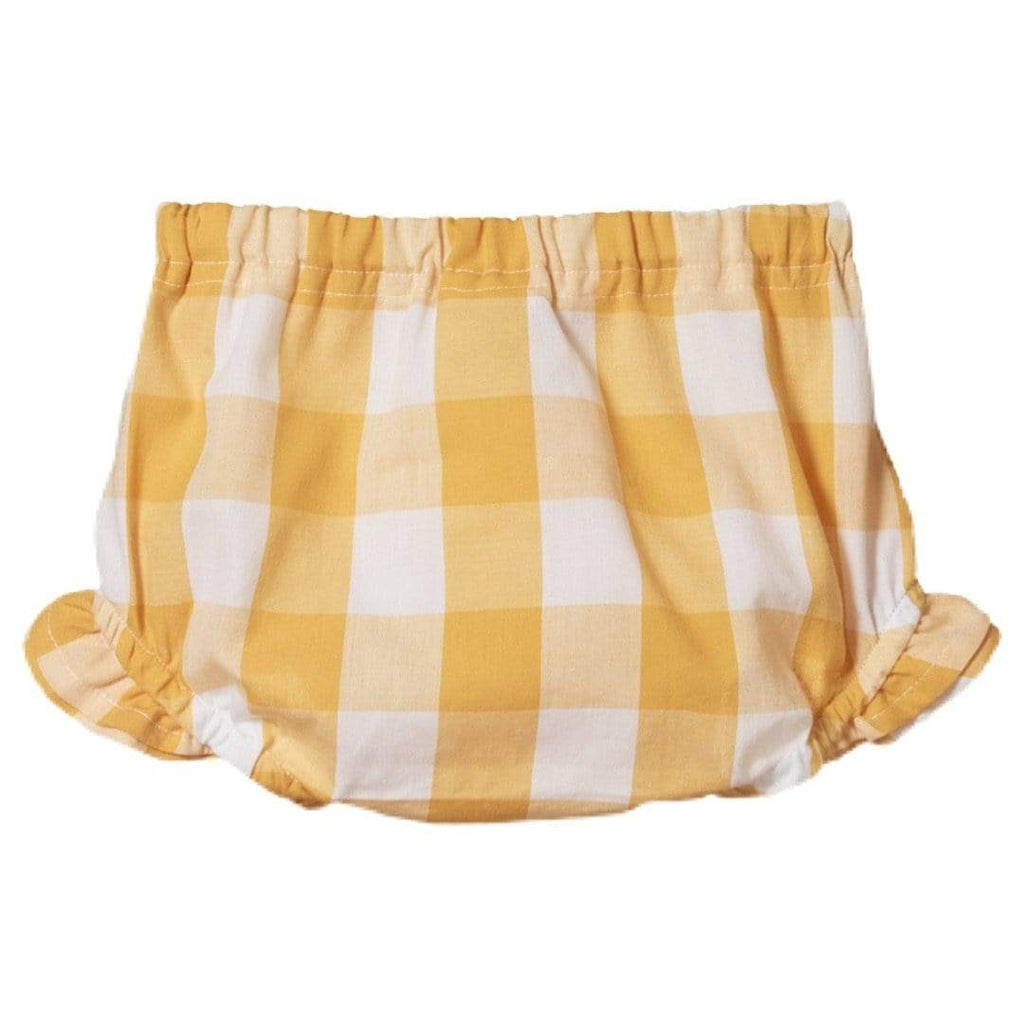 Nature Baby 0-3 Months to 2 Yrs Gingham Petal Bloomers