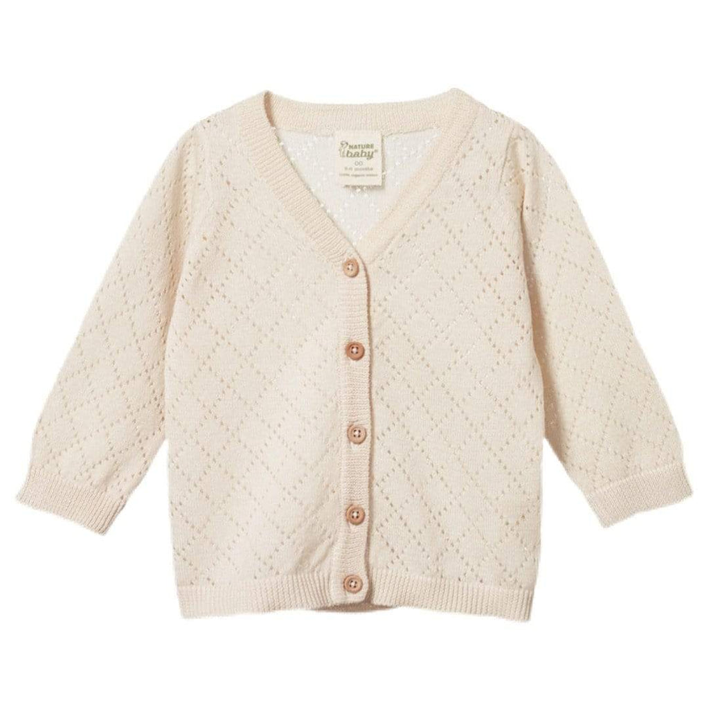 Nature Baby 0-3 Months to 4 Yrs Light Cotton Knit Cardigan