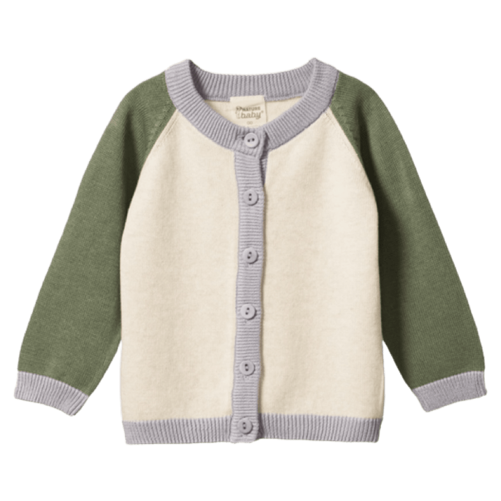Nature Baby 0-3 Months to 5 Years Piper Cardigan - Lilac Trio