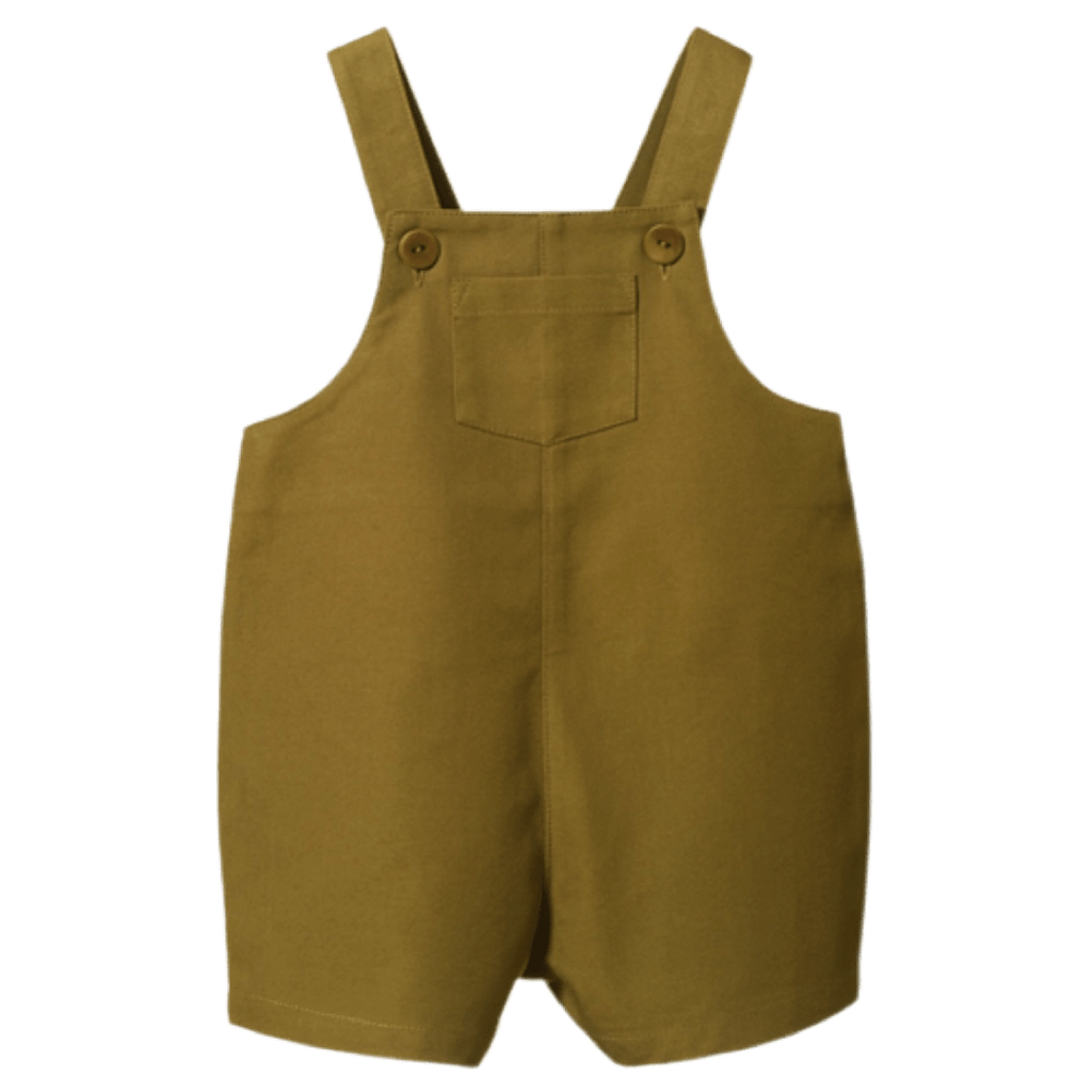 Nature Baby 0-6 Months to 2 Years Tucker Shortie Overalls - Cactus