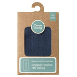 Nature Baby 0-6 Months to 4 Yrs Cotton Tights - Navy