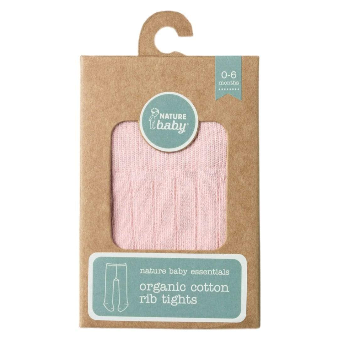 Nature Baby 0-6 Months to 4 Yrs Cotton Tights - Rose Bud