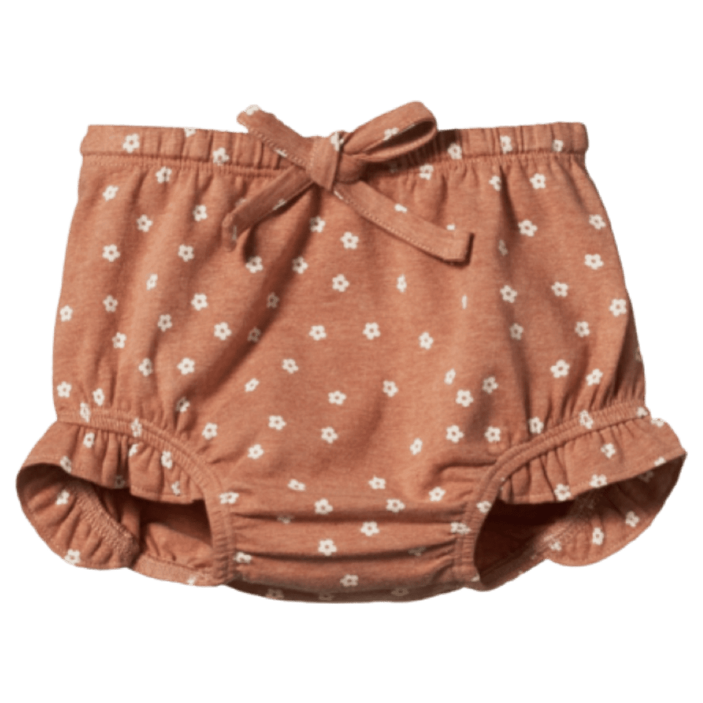 Nature Baby 000 to 2 Petal Bloomers - Flora Cork Marl