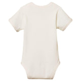 Nature Baby 000 to 2 Short Sleeve Bodysuit, Cotton  - Natural