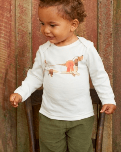 Nature Baby 000 to 2 Simple Tee - Top Dog