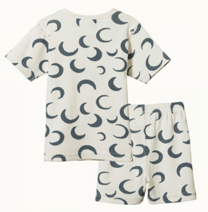 Nature Baby 1 to 4 Short Sleeved Rib Pyjama Set