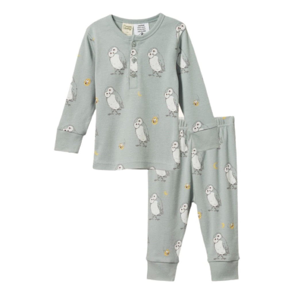 Nature Baby 1 to 5 Long Sleeve Pyjama Set - Ruru Moonrise
