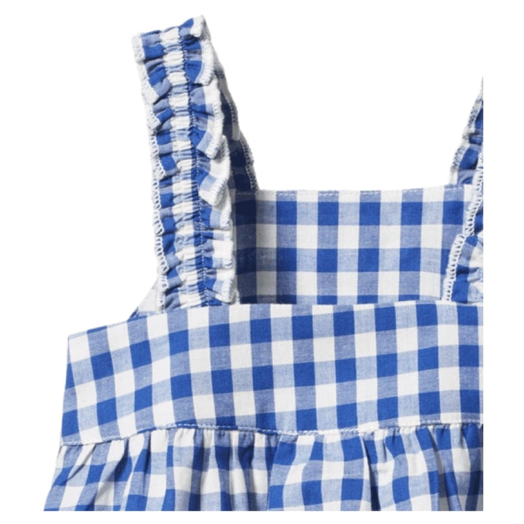 Nature Baby 3-6 Mths to 1 Gigi Suit - Isle Blue Check