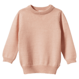 Nature Baby 6-12 Months to 4 Merino Knit Pullover - Rose Dust