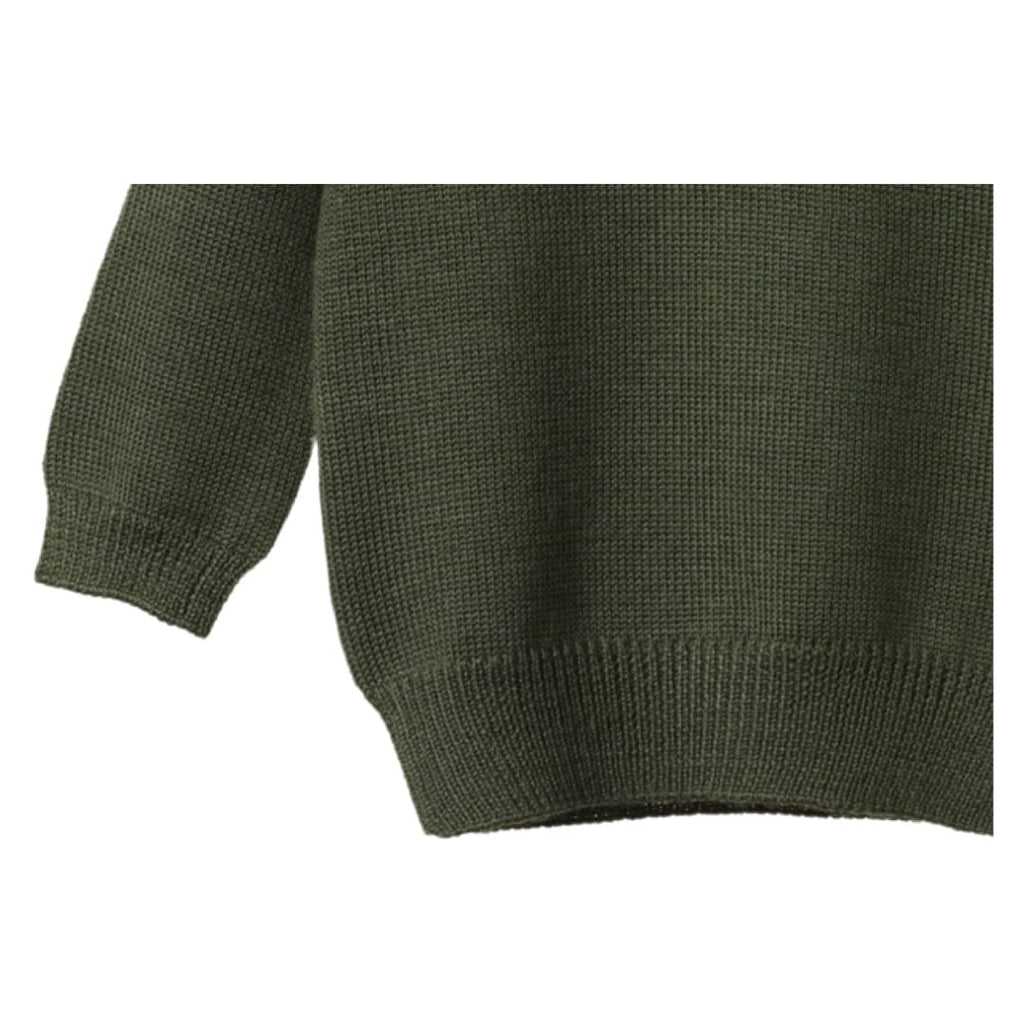 Nature Baby 6-12 Months to 4 Merino Knit Pullover - Thyme