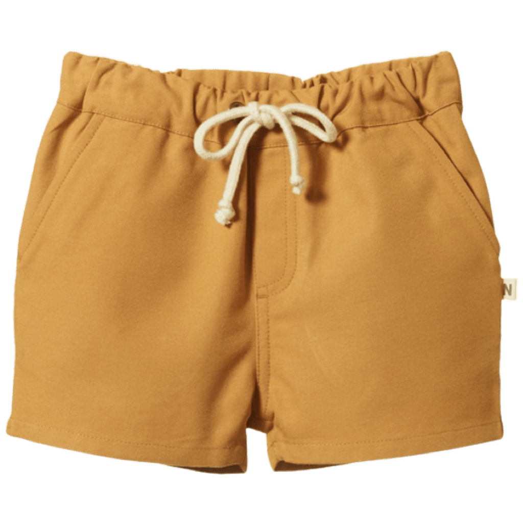 Nature Baby 6-12 Months to 4 Sailor Shorts Canvas - Wheat