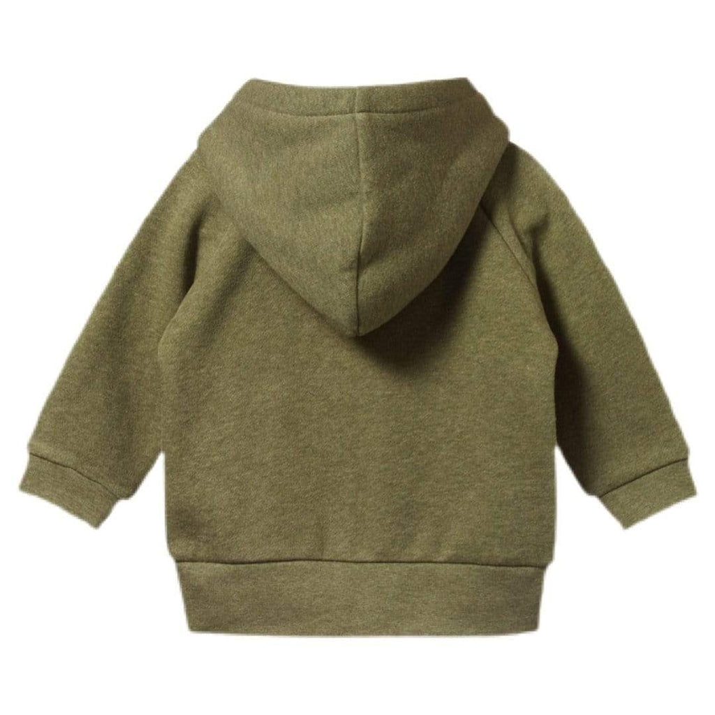 Nature Baby 6 - 12 Months to 4 Years Hoodie Sweatshirt Knit - Cypress Marl