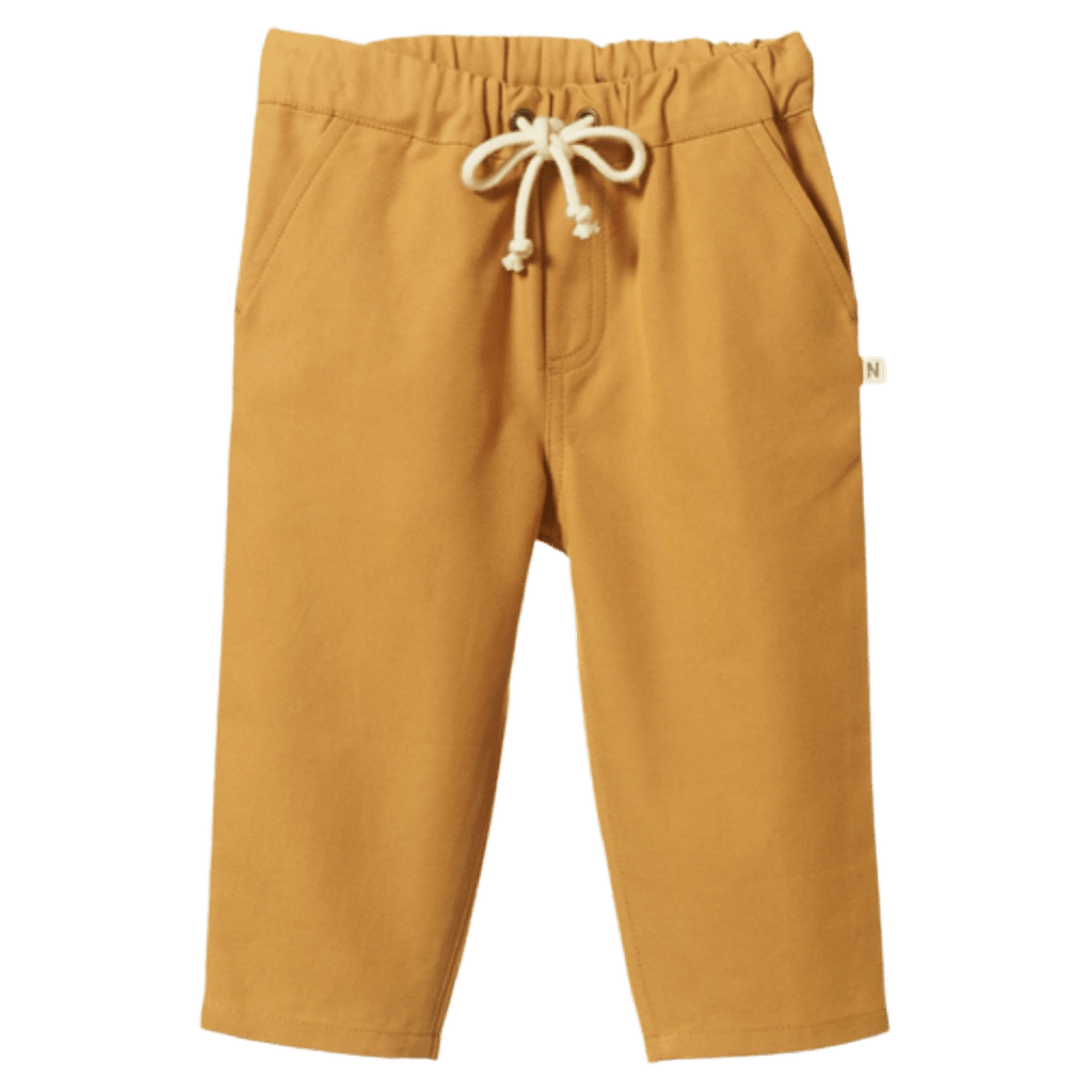 Nature Baby 6 - 12 Months to 4 Years Sailor Pants Canvas - Wheat