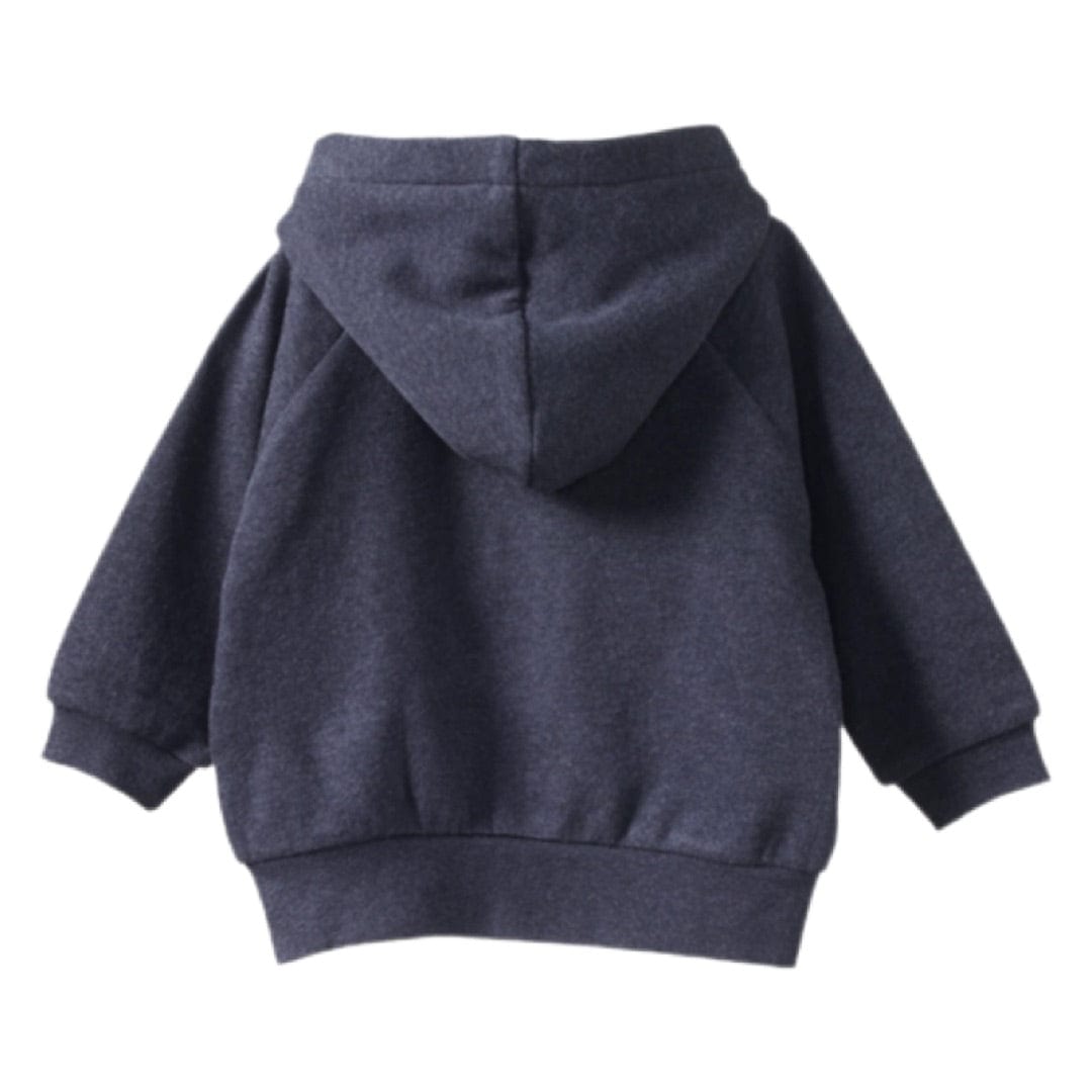 Nature Baby 6 - 12 Months to 4 Years Sweatshirt Hoodie - Navy Marl
