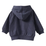 Nature Baby 6 - 12 Months to 4 Years Sweatshirt Hoodie - Navy Marl