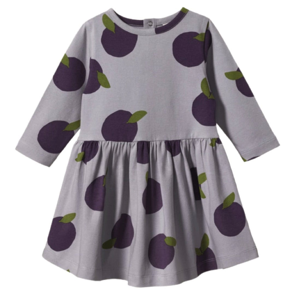 Nature Baby 6-12 Months to 5 Long Sleeve Twirl Dress - Grande Plum