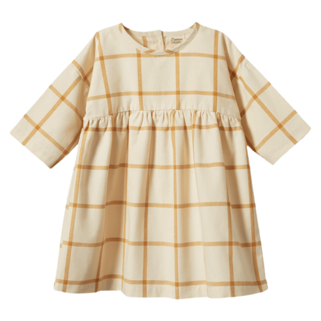 Nature Baby | Agatha Dress - Picnic Check | The Donkeys Tale