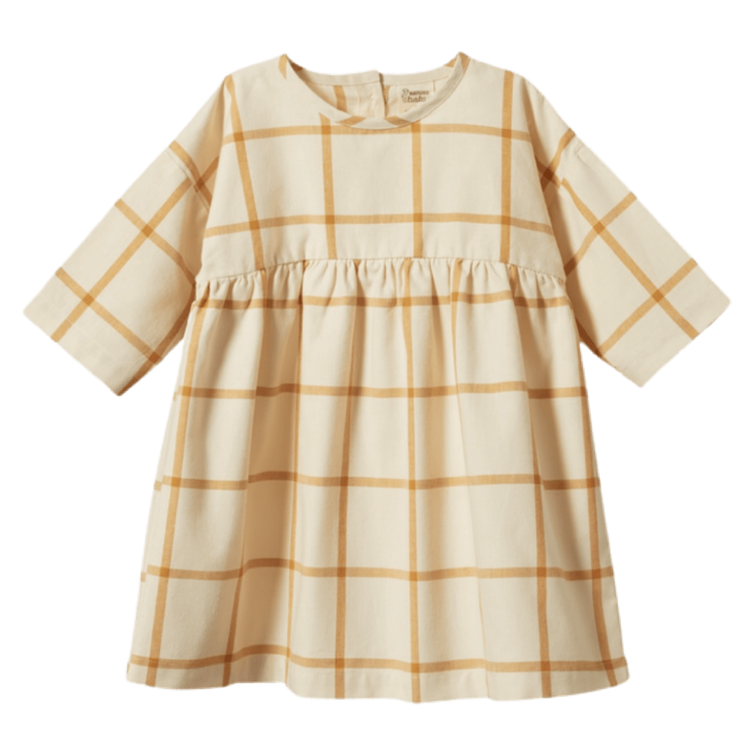 Nature Baby 6-12 Months to 5 Years Agatha Dress - Picnic Check
