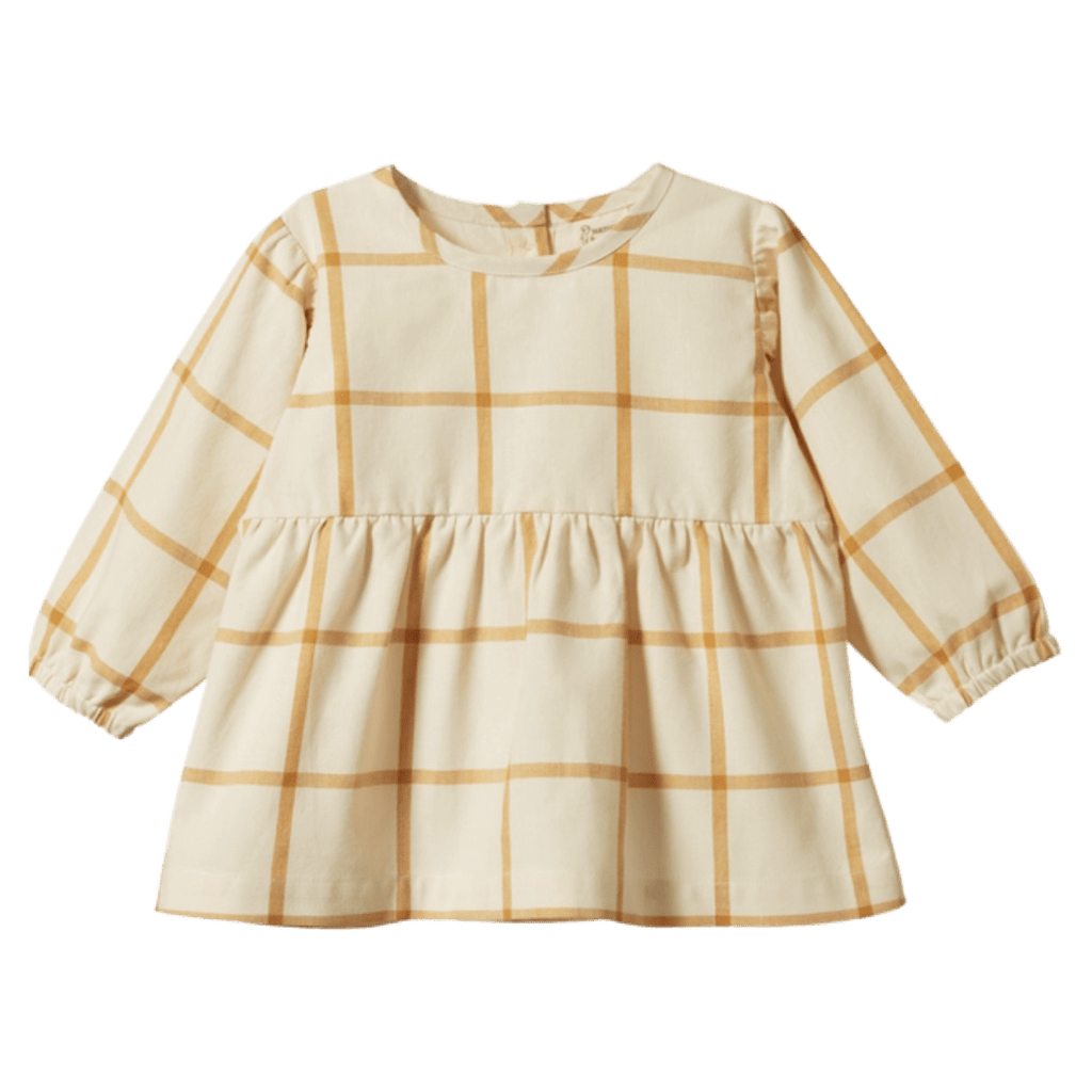 Nature Baby 6-12 Months to 5 Years Esther Blouse - Picnic Check