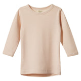 Nature Baby 6-12 Months to 5 Years Long Sleeve Cloud Tee - Rose Dust Pinstripe