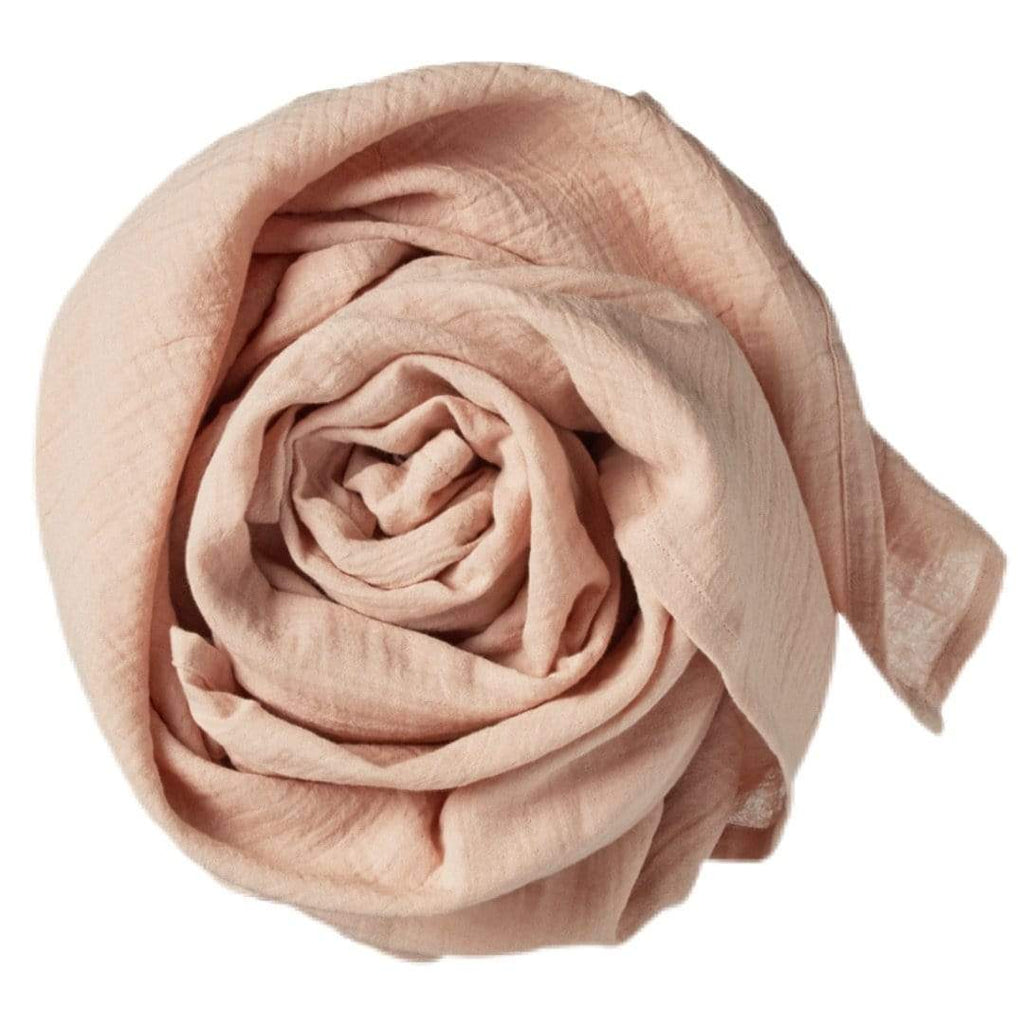 Nature Baby Birth Plus Wrap, Muslin - Rose Dust Crinkle