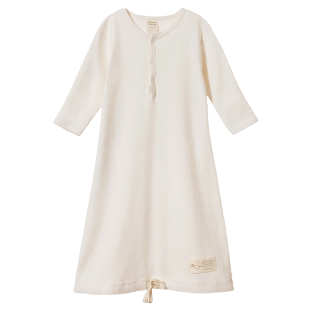 Nature Baby Newborn to 0-3 Months Sleeping Gown - Natural