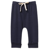 Nature Baby Newborn to 2Yr 0000 Drawstring Pants, Cotton - Navy