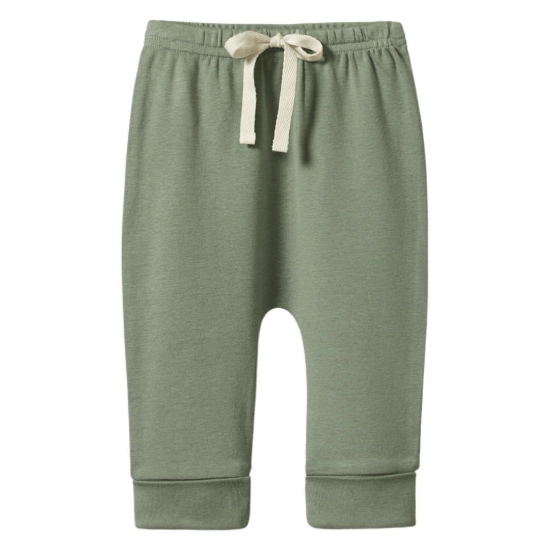 Nature Baby Newborn to 2Yr NB Drawstring Pants - Nettle