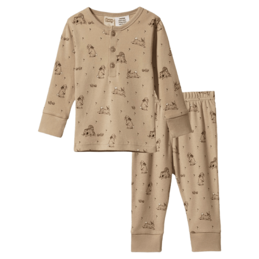 Nature Baby Size 1 to 5 Long Sleeve Pyjama Set - Forest Friends