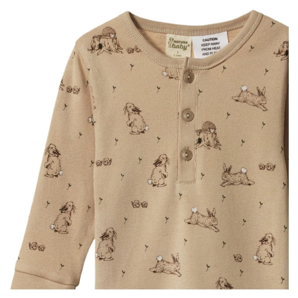 Nature Baby Size 1 to 5 Long Sleeve Pyjama Set - Forest Friends