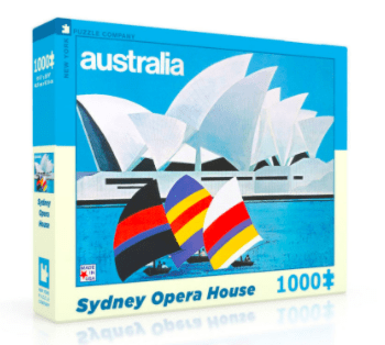 New York Puzzle Company 7 Plus 1000 Pc Puzzle - Sydney Opera House & Harbour