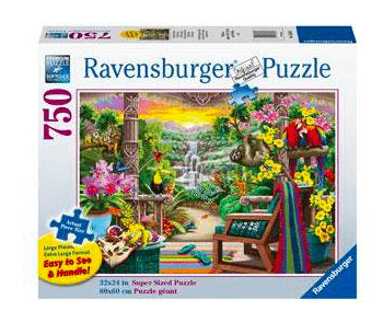 Not specified 8 Plus 750 Pc Large Format Puzzle - Tropical Retreat