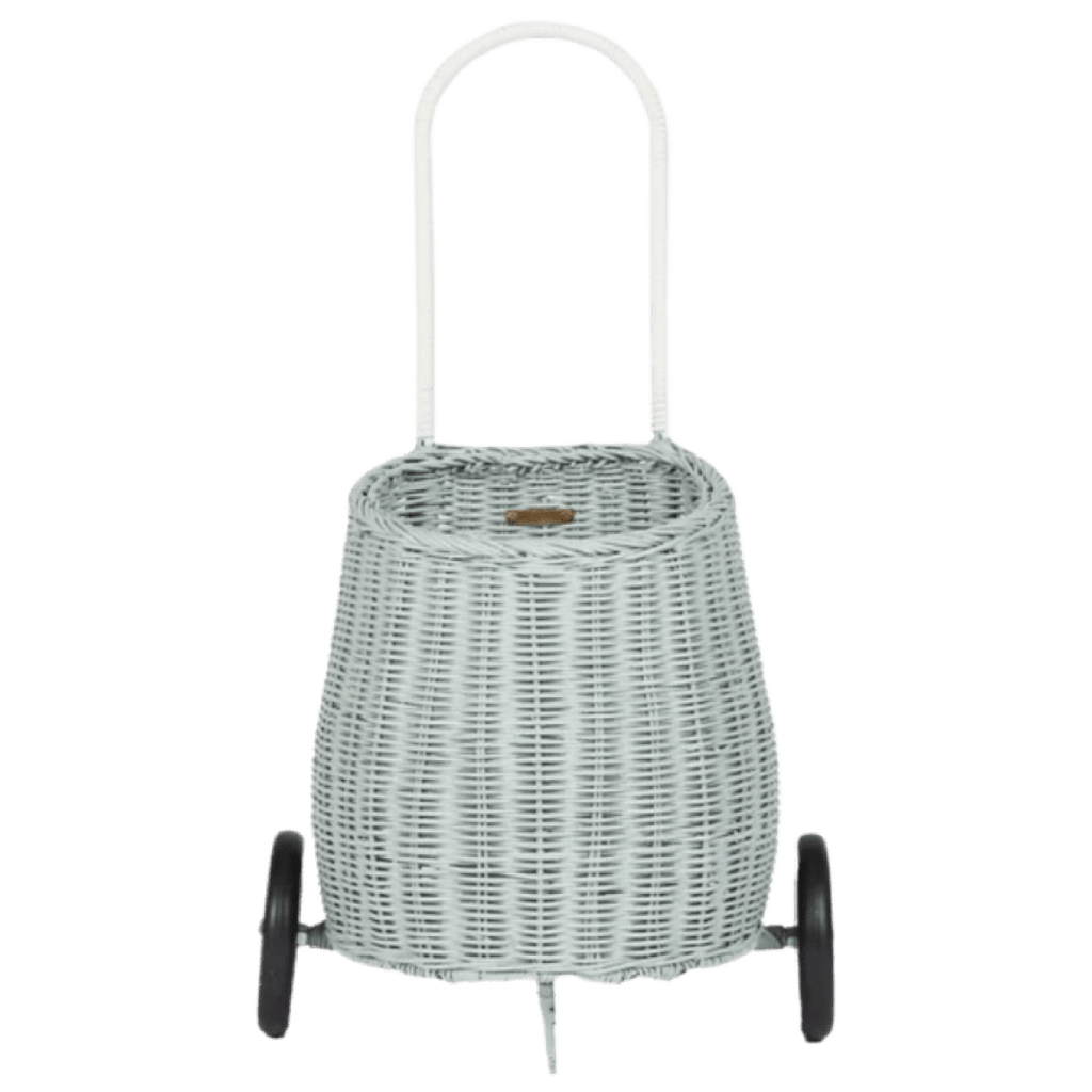 Olli Ella 18 Mths Plus Rattan Original Luggy - Vintage Blue
