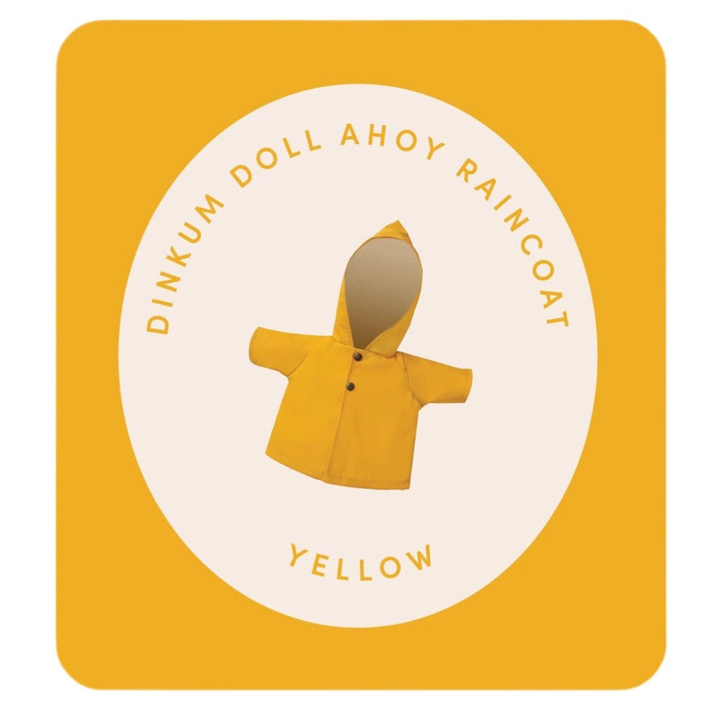 Olli Ella 3 Plus Dinkum Doll Ahoy Raincoat - Yellow