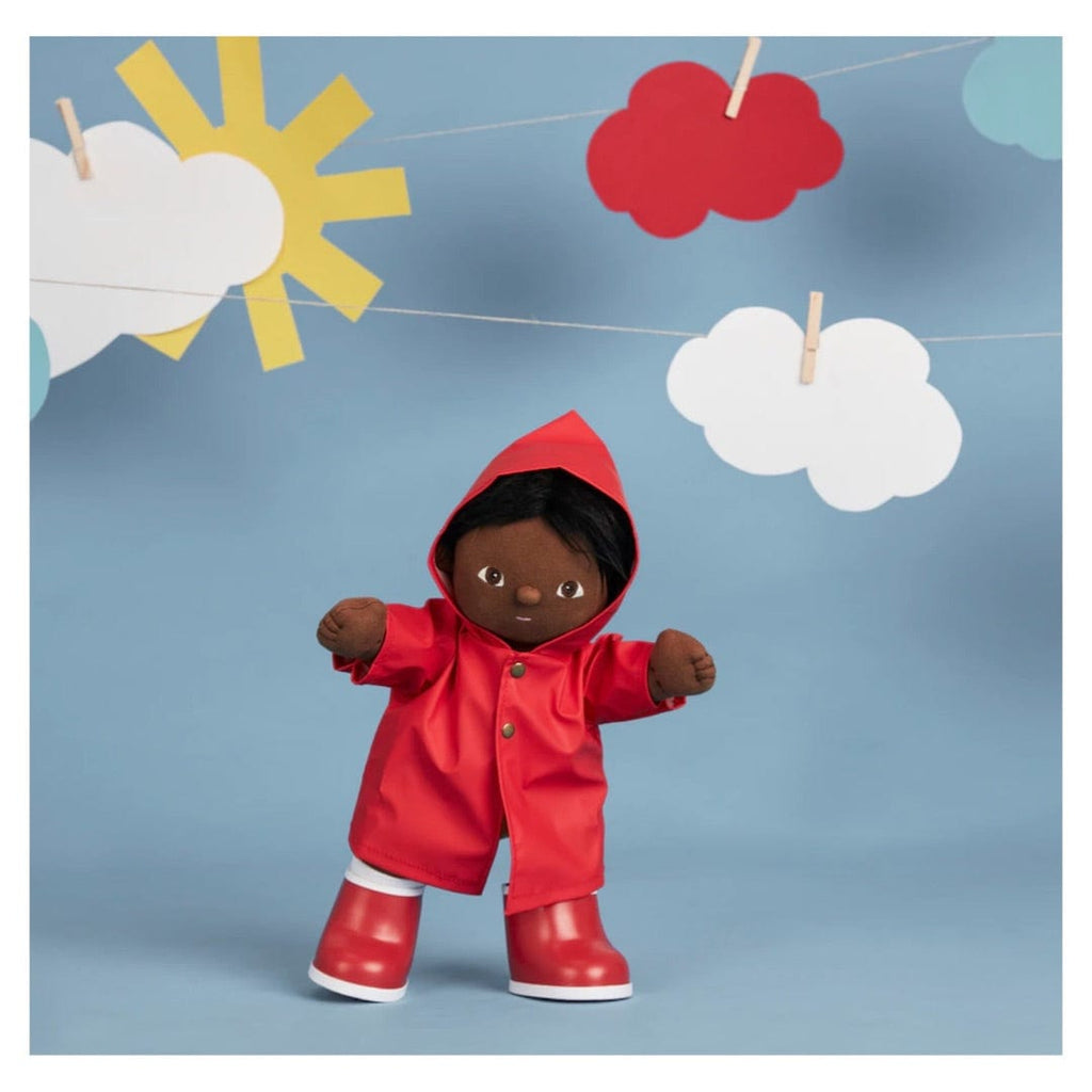 Olli Ella 3 Plus Dinkum Doll Rainy Play Set - Red