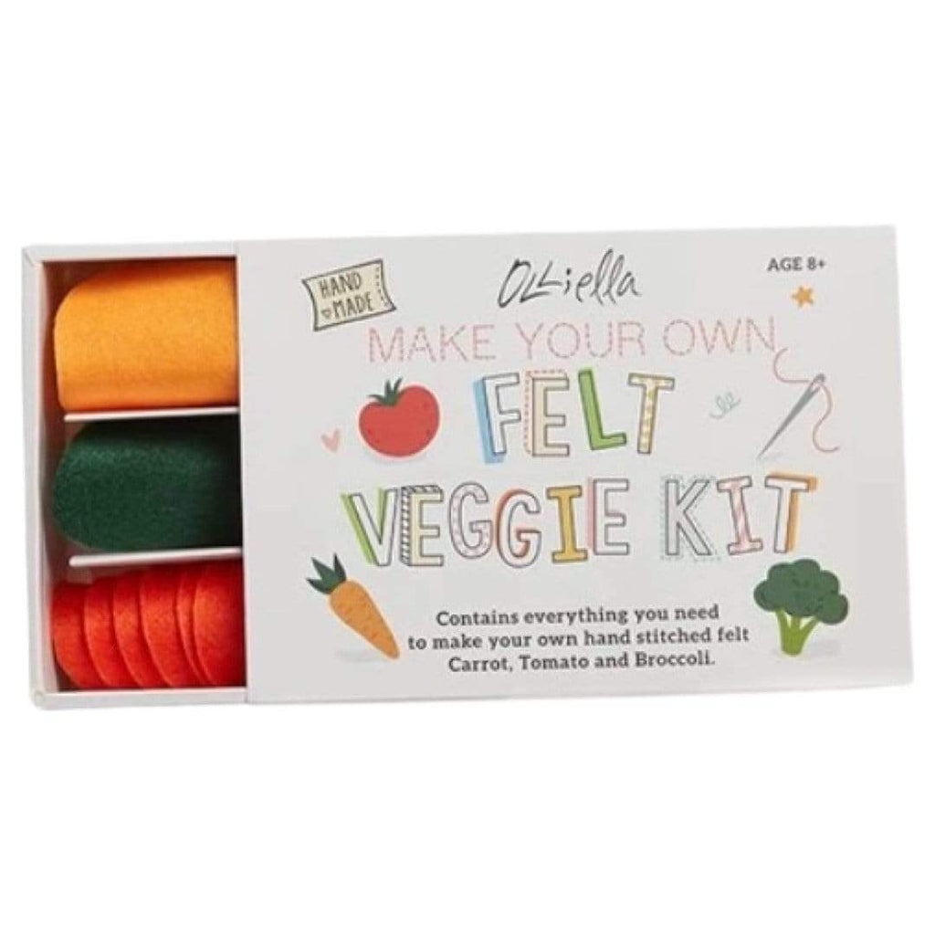 Olli Ella 8 Plus Felt Vegetable Craft Set