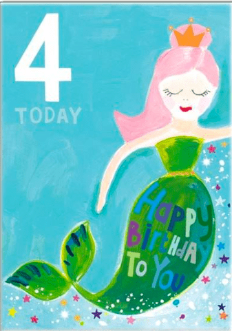 Paper Salad 4 Plus 4 Today Mermaid