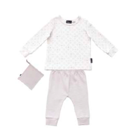 Pappe 00 to 3 Elderberry Stripe / 00 Skye Pyjama Set