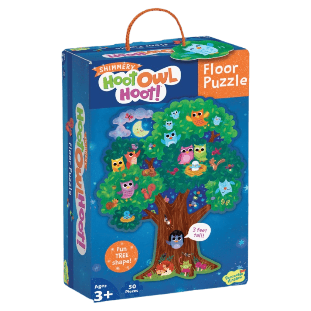 Peaceable Kingdom 3 Plus 50 Pc Puzzle - Hoot Owl Hoot