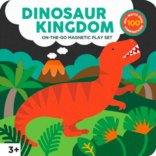 Petit Collage 3 Plus Magnetic Play Set - Dinosaur Kingdom