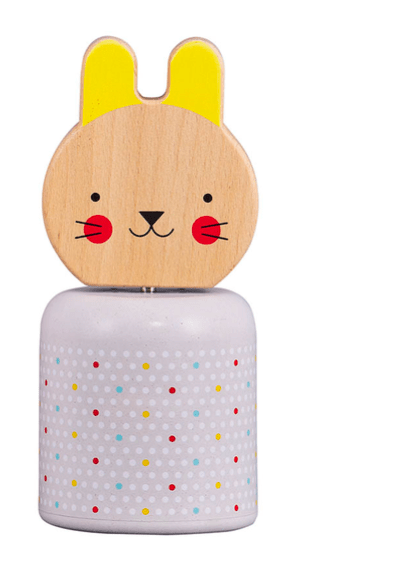 Wooden Wind Up Musical Bunny