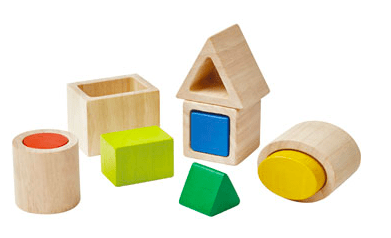 Plan Toys 2 Plus Geo Matching Boxes