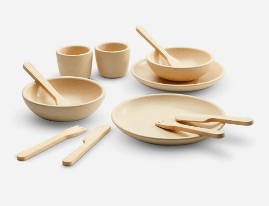 Plan Toys 2 Plus Tableware Set Natural