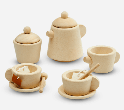 Plan Toys 2 Plus Tea Set Natural