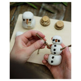 Poppy & Daisy 4 Plus Do It Yourself Clay Snowmen