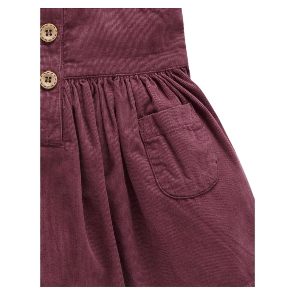 Pure Baby 0-3 Months to 5 Years Forest Corduroy Pinnie - Raisin