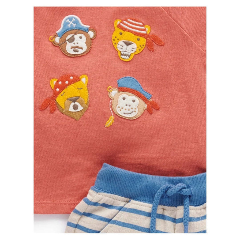 Pure Baby 0-3 Months to 5 Years Pirate Set - Atlantic Stripe