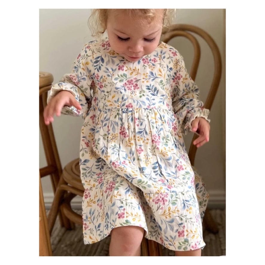 Pure Baby 6-12 Months to 5 Winter Leaves Dress